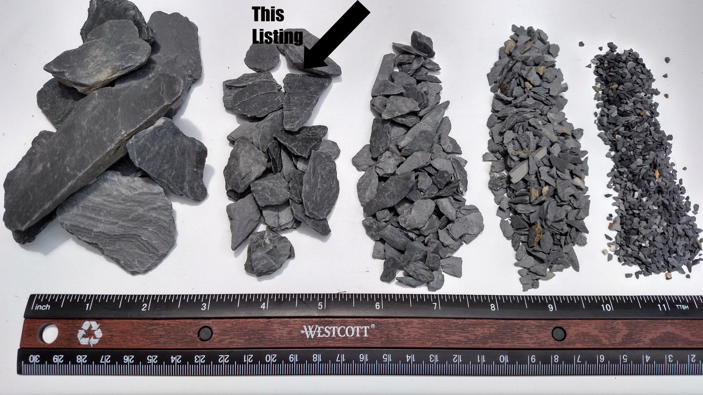 Natural Slate 1/2 to 1 inch - Small World Slate & Stone