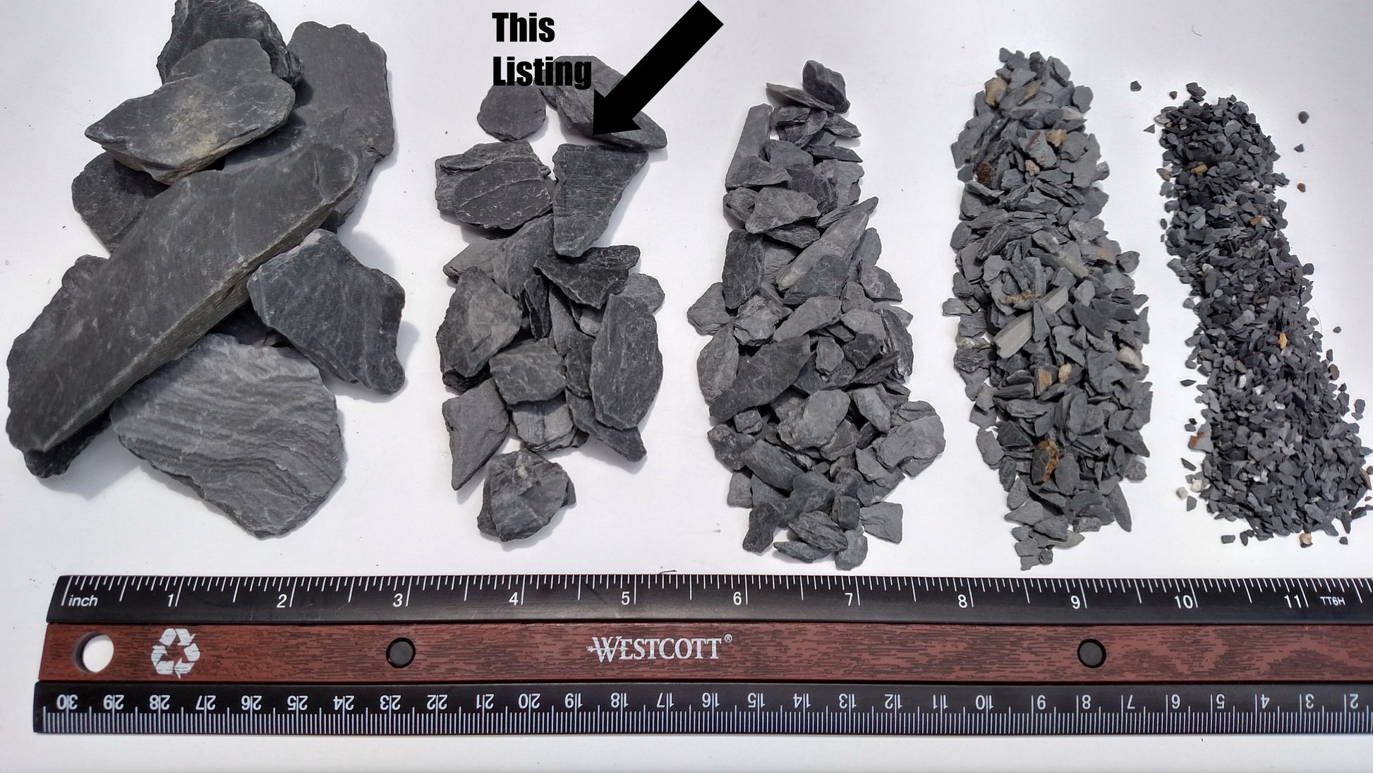 Natural Slate 1/2 to 1 inch - Small World Slate & Stone