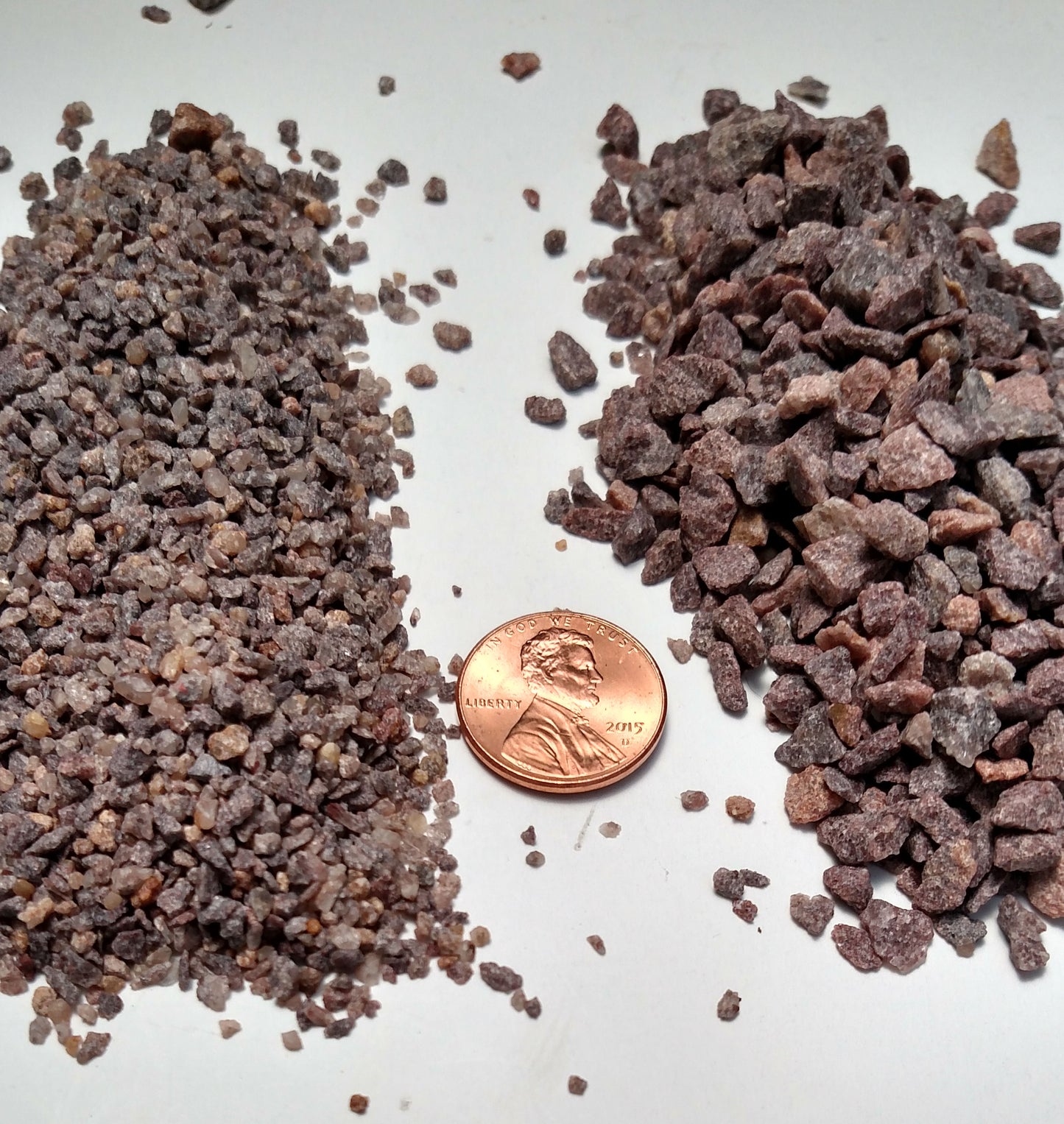 Small Brown/Red Granite Gravel - Small World Slate & Stone