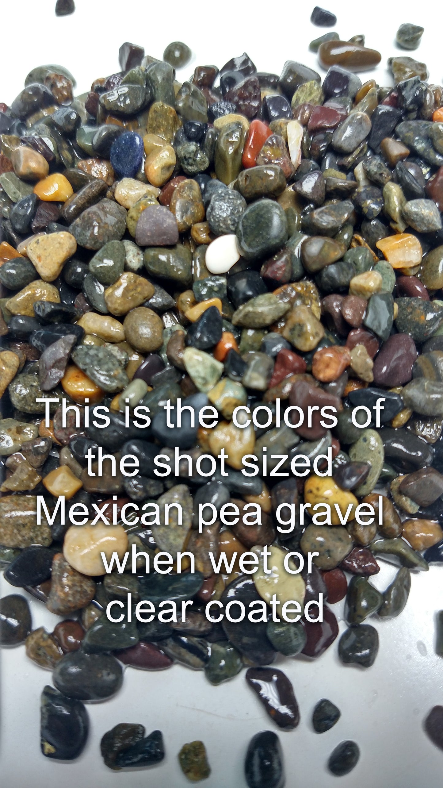 Mexican pea gravel - shot size (1/8"-1/4") - Small World Slate & Stone