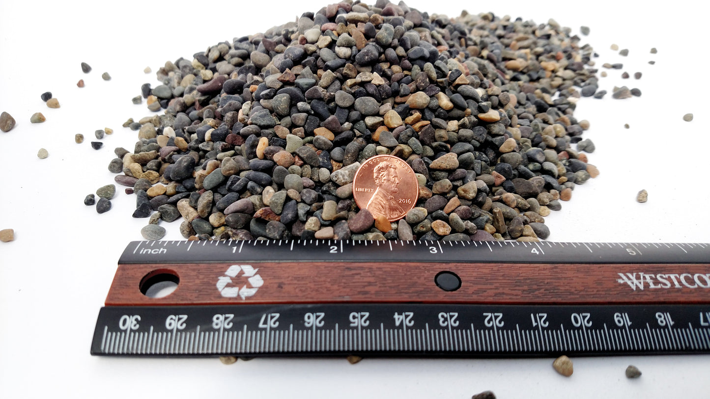 Mexican pea gravel - shot size (1/8"-1/4") - Small World Slate & Stone