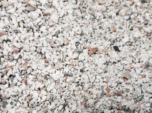 Mini Grey Granite Gravel - White Granite Gravel - Small World Slate & Stone
