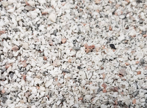 Mini Grey Granite Gravel - White Granite Gravel - Small World Slate & Stone